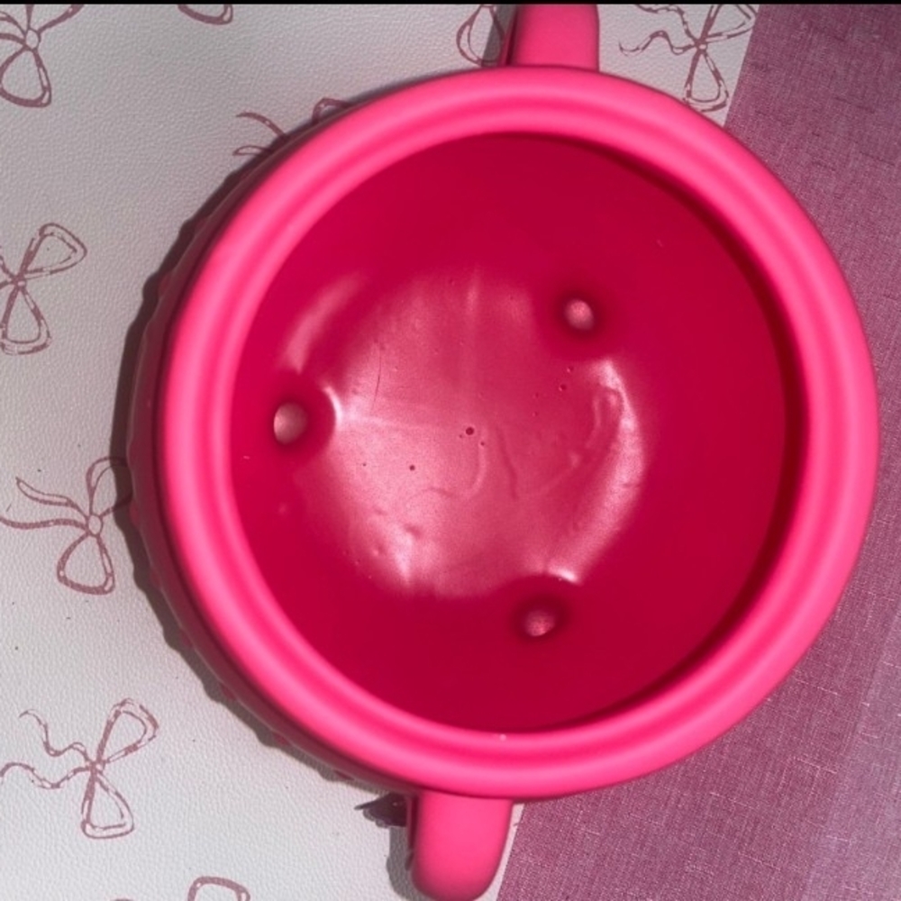 Pink Cauldron with Swirled Top - Picture 3 of 3
